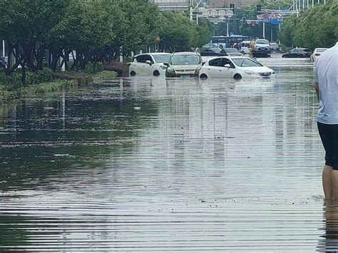 暴雨涌入多处地下通道、车库被淹没江苏扬州防洪应急响应等级为Ⅲ级北京时间