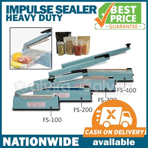 Heavy Duty Impulse Heat Sealer 100mm 200mm 300mm 400mm Shopee