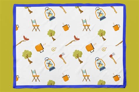 Outdoor Camping Seamless Patterns