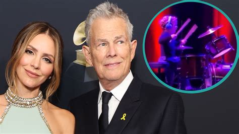 Katharine McPhee David Foster S 3 Year Old Son Rennie Wows With First