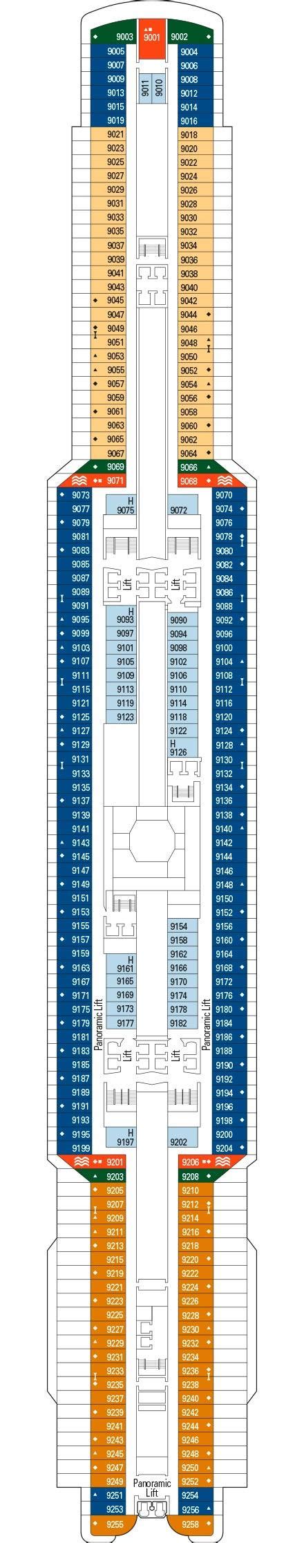 MSC Seaview Deck Plans