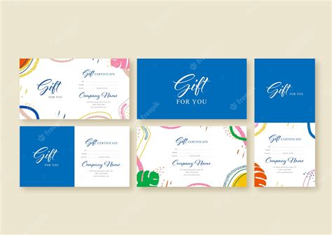 Premium Vector Abstract T Voucher Card Template Concept Cover Modern Set Discount Coupon