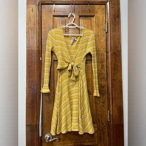 Francesca S Collections Dresses Yellow Striped Dress Poshmark