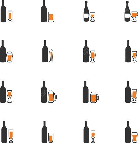 Glasses And Cups Icons Set Bottle Beer Bottles Vector Vector Bottle Beer Bottles Vector Png