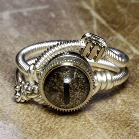 Steampunk Jewelry RING Sable REPTILE EYE Daniel Proulx Flickr