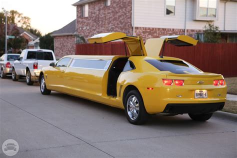 The Yellow Camaro 8 Passengers Classy Limousine Abbie Party Bus