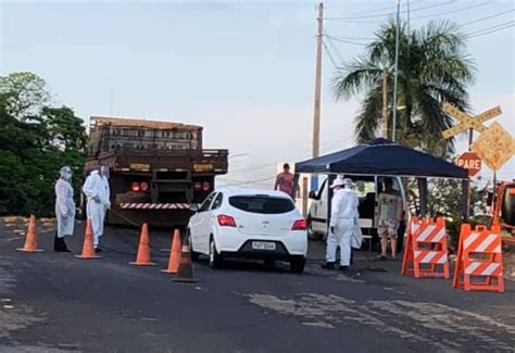 Notícia É instalado a Barreira Sanitária na entrada da cidade nos