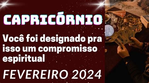 CAPRICÓRNIO VOCÊ foi DESIGNADO para ISSO um COMPROMISSO ESPIRITUAL