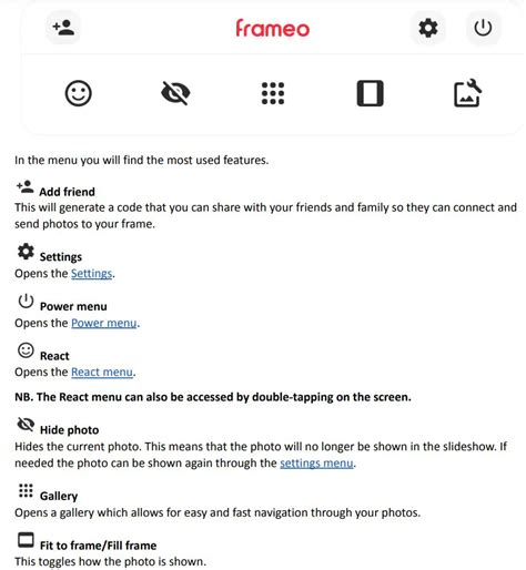 Frameo 2023 Photo Frame User Manual