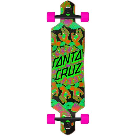 Santa Cruz Mandala Hand Drop Thru V2 36 Longboard Skateboard