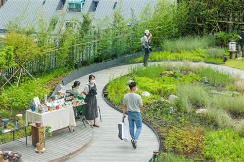 时间漫步明洞共享花园 lab D H 首尔工作室 mooool木藕设计网 Healing Garden Roof Garden