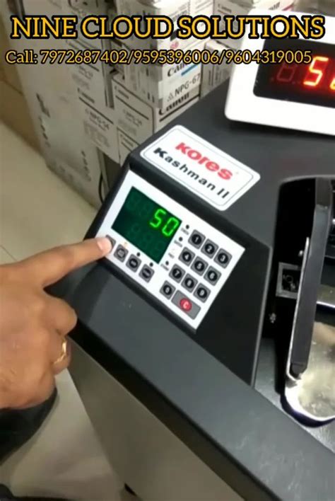 Kores Fully Automatic Bundle Note Counting Machine For Bank Model