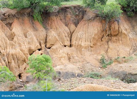 Erosione Del Suolo Fotografia Stock Immagine Di Deposito 34665638