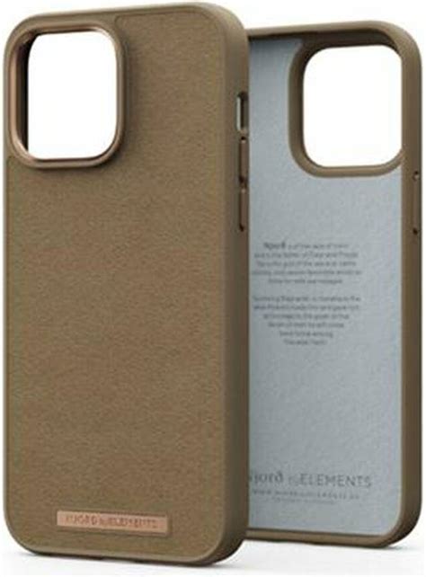 Njord Byelements Suede Comfort Case For Iphone Pro Max Pris