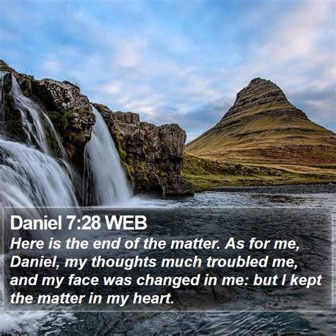 Daniel 7 Scripture Images - Daniel Chapter 7 WEB Bible Verse Pictures