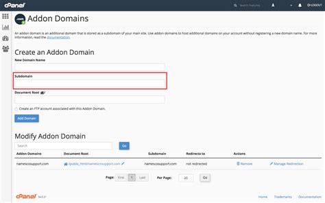 Addon Domains In Cpanel Customer Support Guides Lcn