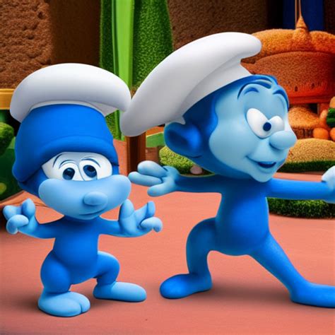 What The Smurfs Would Look Like In Different Universes From Fairy Tales