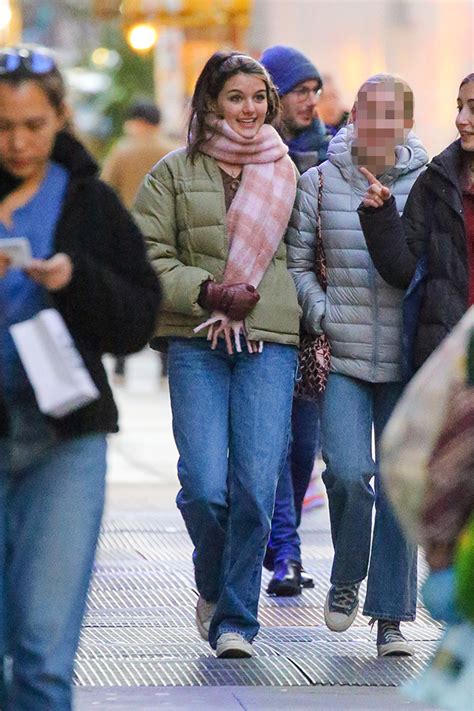 Suri Cruise 16 Is Stylish In Puffer Coat And Jeans While Out With