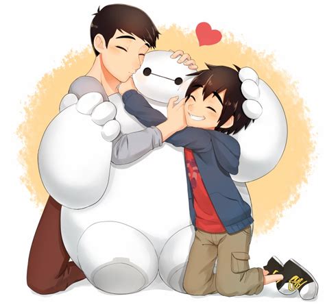 Tadashi Baymax And Hiro Big Hero 6 Fan Art 38446527 Fanpop