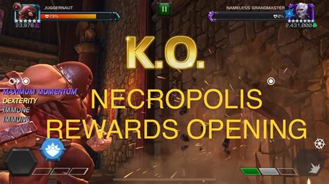 Necropolis Boss K O Completion Rewards Marvel Contest Of Champions