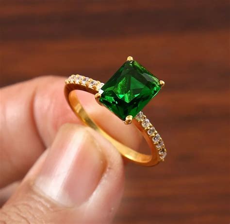 Emerald Emerald Cut Engagement Rings Online Bellvalefarms