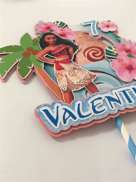 Topo De Bolo Personalizado Moana Elo Produtos Especiais