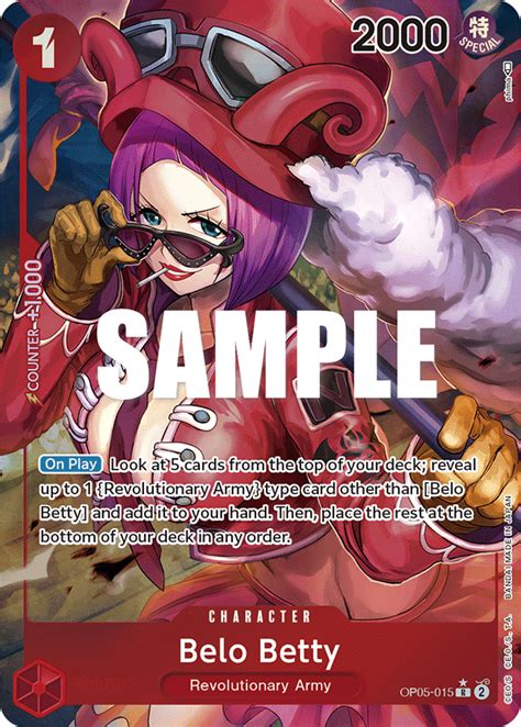 One Piece Card Game Awakening Of The New Era Card Op Belo Betty