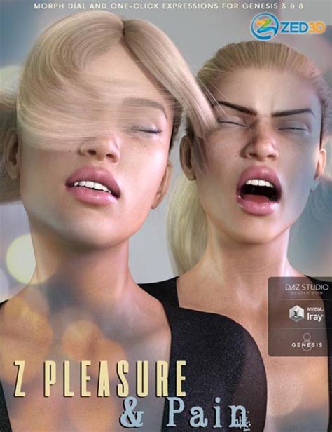 Z Pleasure And Pain Morph Dial And One Click Expressions For Genesis