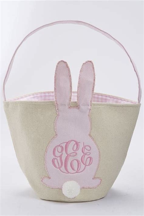 12 Personalized Easter Baskets - Monogrammed Baskets and Buckets for Easter