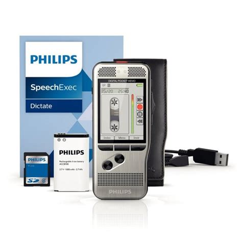 Philips Digitales Diktiergerät Pocket Memo DPM7200 02 2 Jahres Lizen