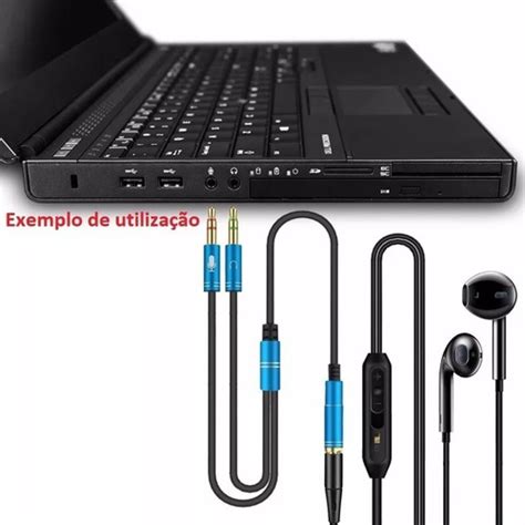 3 Cabos Adaptador P3 Y Divisor Fone E Microfone P2 35mm Mercadolivre