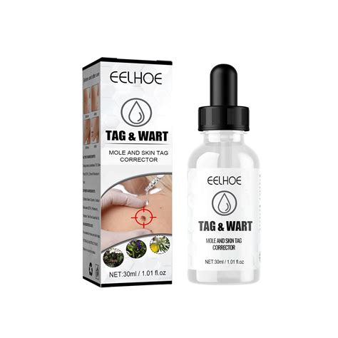 Eelhoe Wart Mole Remover Serum Natural Gentle Painless Mole Skin Dark