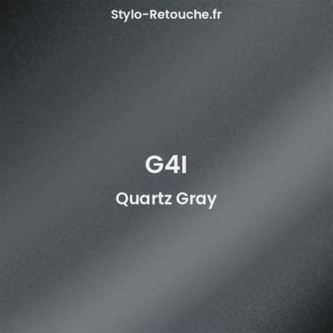 Stylo Retouche Opel G4I Quartz Gray Stylo Retouche Fr