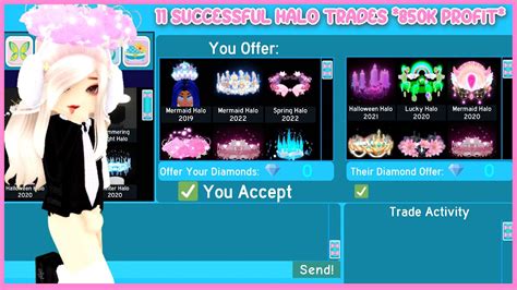 Successful Halo Trades In Royale High K Profit Royale High