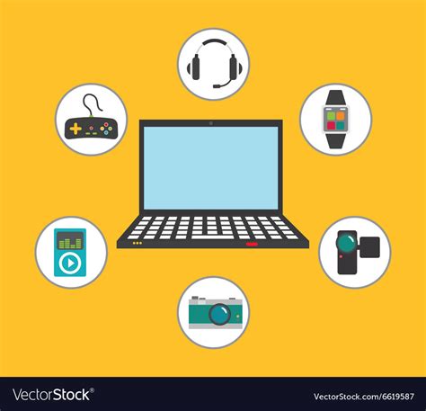 Digital era technology Royalty Free Vector Image