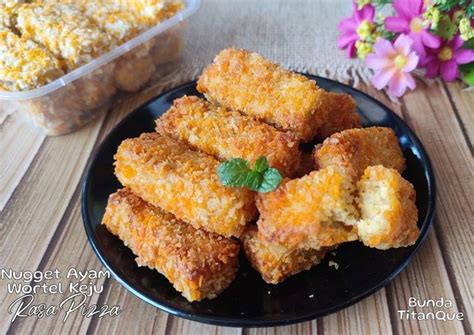 Resep Nugget Ayam Wortel Keju Rasa Pizza Oleh Bunda Titanque Cookpad