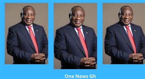 Cyril Ramaphosa Salary And Net Worth One News Gh