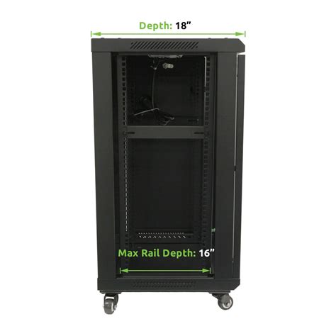 Buy NavePoint 15U Server Cabinet Wall Mount Rack Enclosure With Caster