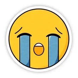 Crying - Emoji Sticker.