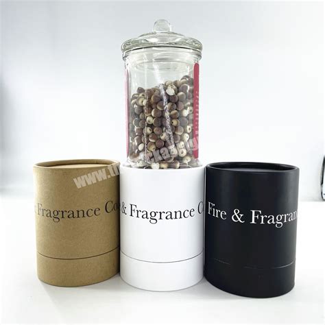 WFKD Eco Friendly Round Cardboard Packaging Box Round Pack Candle