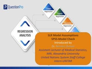 Slr Assumptions Model Check Using Spss Ppt