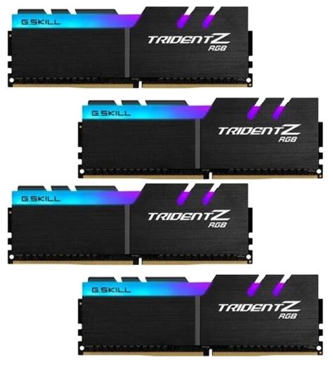 Оперативная память G SKILL 32 ГБ 8 ГБ x 4 шт DDR4 3200 МГц CL16