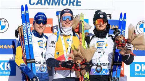 Poursuite Hommes Canmore Victoire Et Gros Globe Pour Johannes Boe