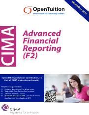 New CIMA F2 2019 Notes Pdf CIMA O OpenTuition Free Resources For