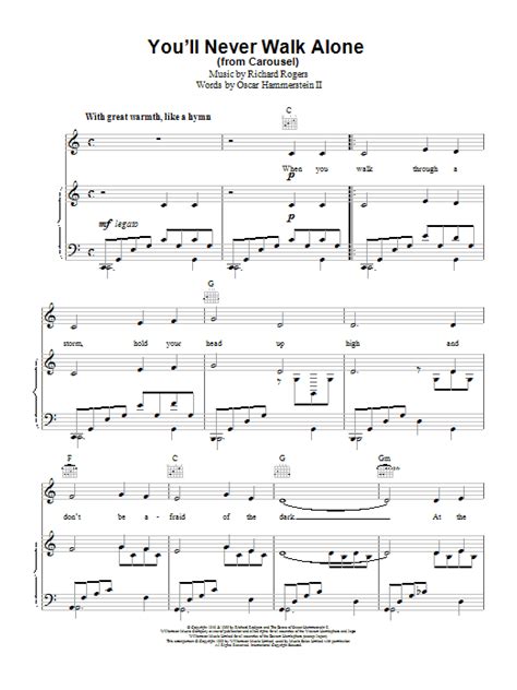 You'll Never Walk Alone | Sheet Music Direct