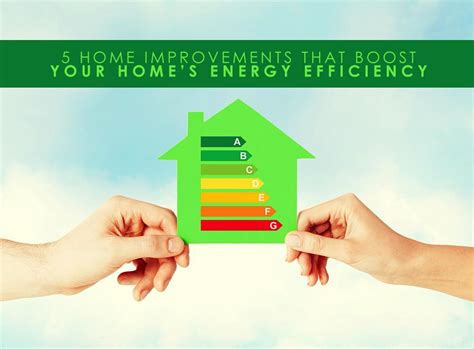 5 Home Improvements That Boost Your Homes Energy Efficiency