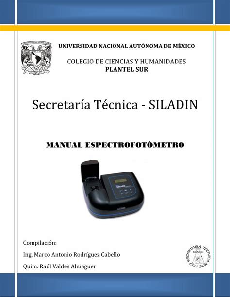 PDF Manual Espectrofotómetro DOKUMEN TIPS