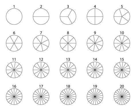 Set of segmented circles. 26700643 Vector Art at Vecteezy