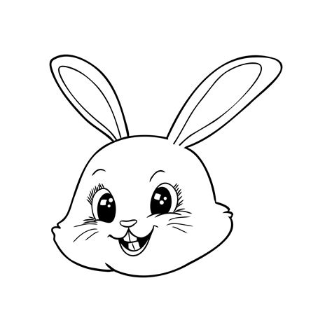 cartoon rabbit sketch 36440145 Vector Art at Vecteezy