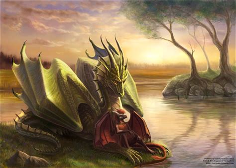 One Summer Day By Red On Deviantart Dragon